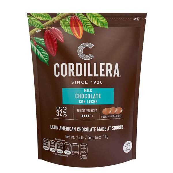 Chocolate Cordillera LECHE 32%1KG