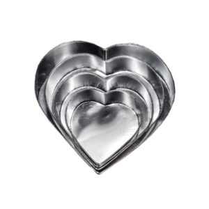 Molde para Torta y Ponqué Aluminio Forma Corazón